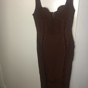 No Cuts Given Bandage Midi Dress